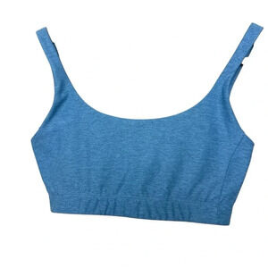 Outdoor Voices Blue Double Time High Support UPF 50+ Sports Bra Wonen’s Size XS